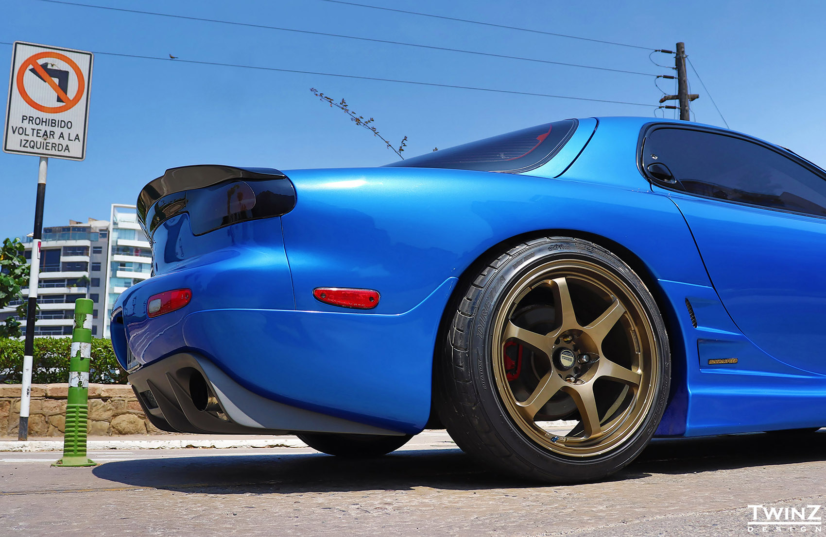 RX7 Lip Spoiler Type 2 Twinz Design